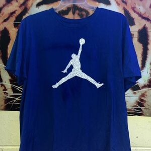 Jordan T-Shirt color Blue size XXL